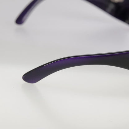 CHANEL Sunglasses plastic Purple CC bs21339