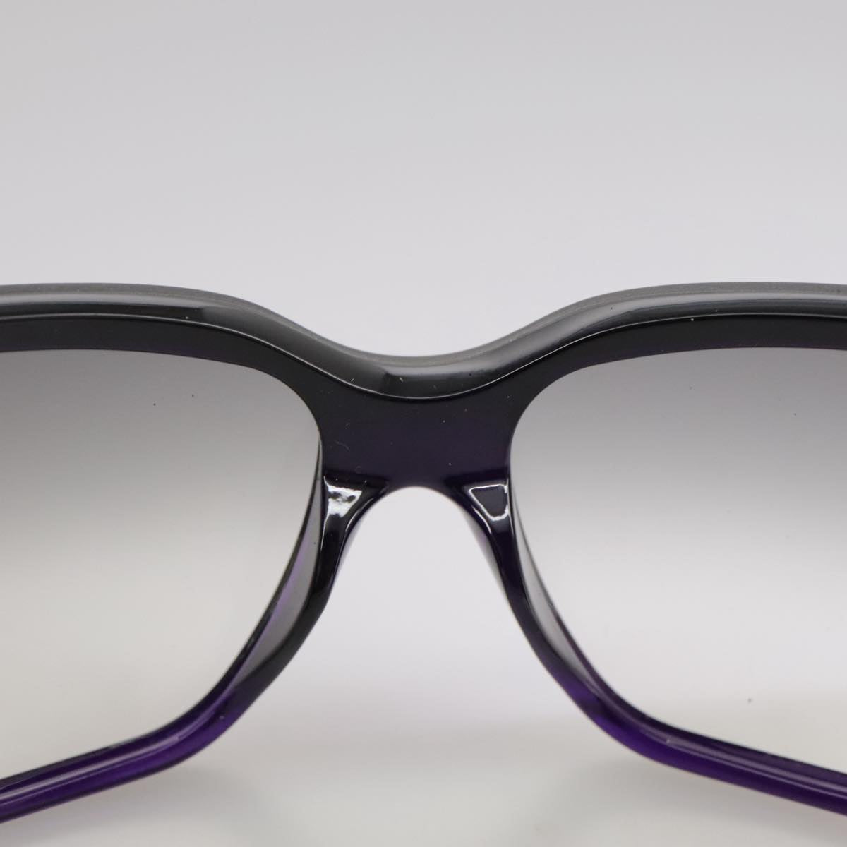 CHANEL Sunglasses plastic Purple CC bs21339