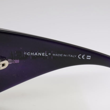 CHANEL Sunglasses plastic Purple CC bs21339