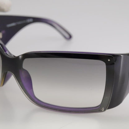 CHANEL Sunglasses plastic Purple CC bs21339