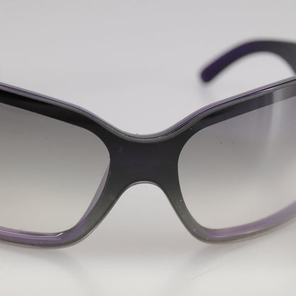 CHANEL Sunglasses plastic Purple CC bs21339