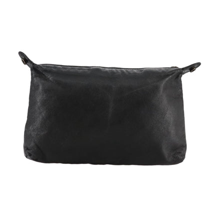 CHANEL Pouch Leather Black CC bs21499