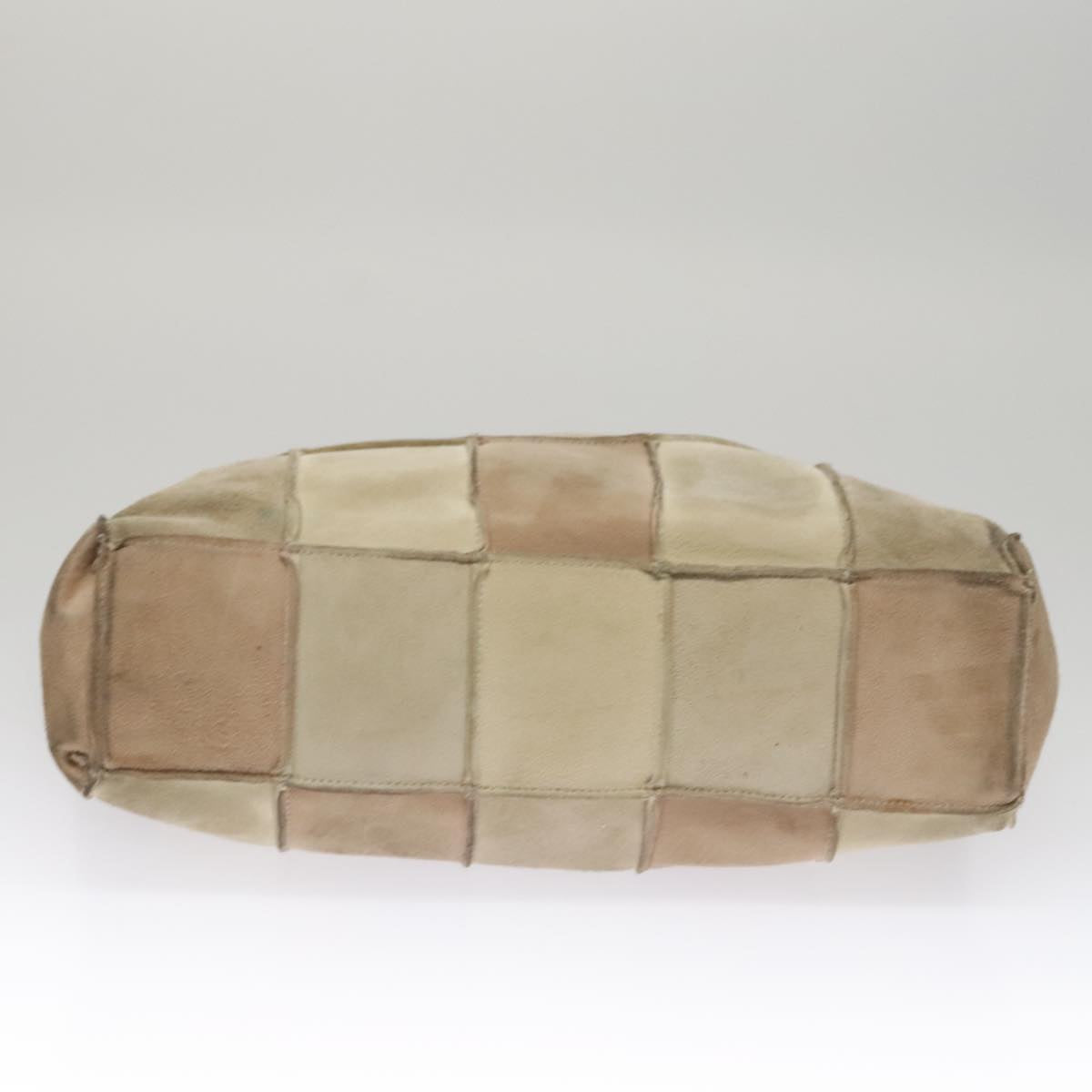CHANEL Choco Bar line Tote Bag Suede Beige CC bs21624