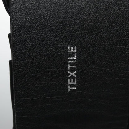 CHANEL Belt Leather 29.9"" Black CC bs21650