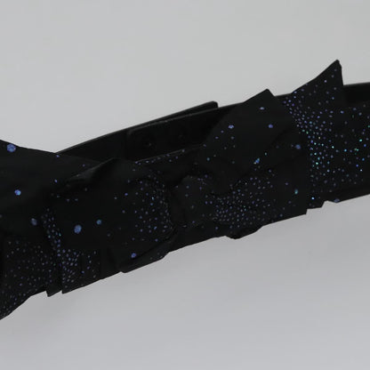 CHANEL Belt Leather 29.9"" Black CC bs21650
