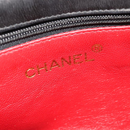 CHANEL COCO Mark Chain Shoulder Bag Nylon Black Gold CC bs21662
