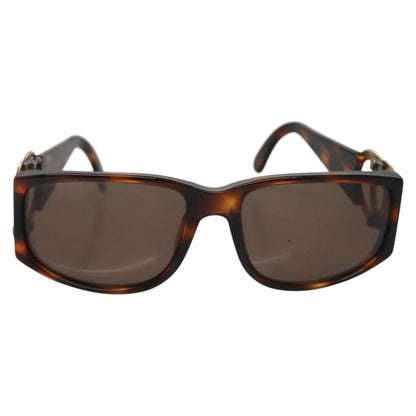 CHANEL Sunglasses Plastic Brown CC bs22163