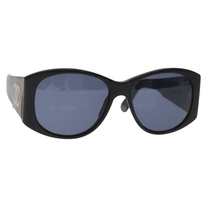 CHANEL Sunglasses Plastic Black CC bs22166