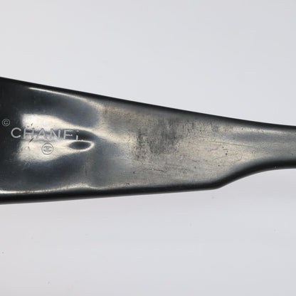 CHANEL Sunglasses Plastic Black CC bs22166