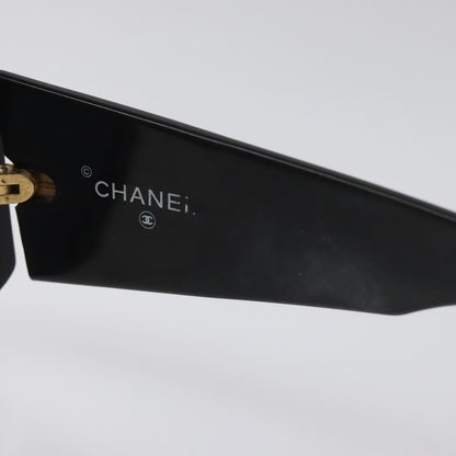 CHANEL Sunglasses Plastic Black CC bs22166