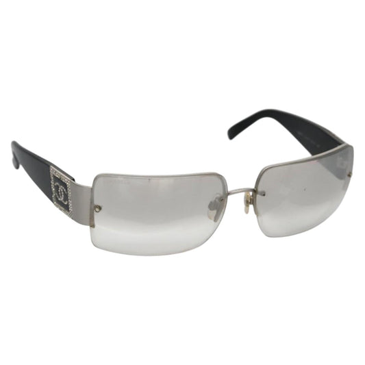 CHANEL Sunglasses Plastic Black CC bs22172