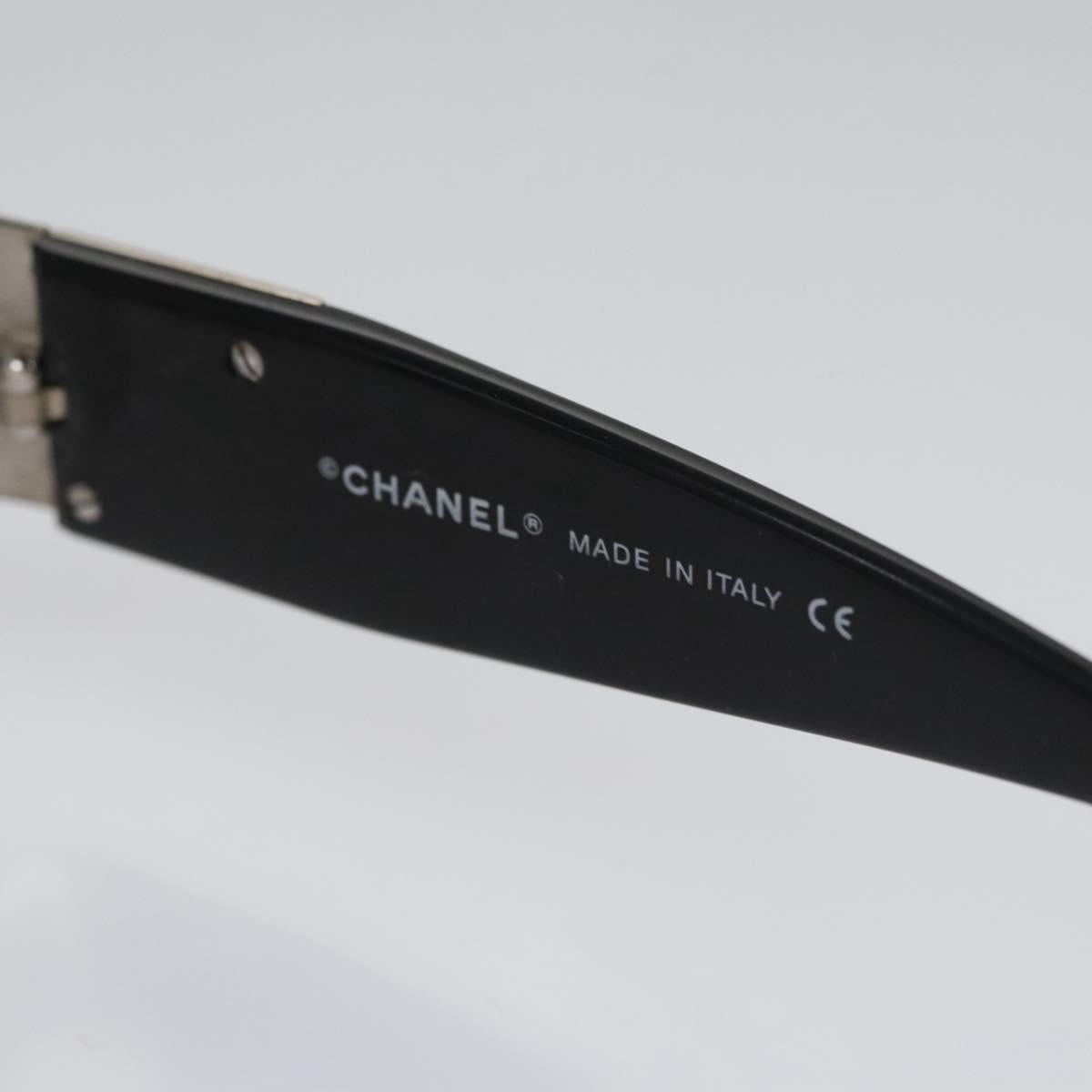 CHANEL Sunglasses Plastic Black CC bs22172