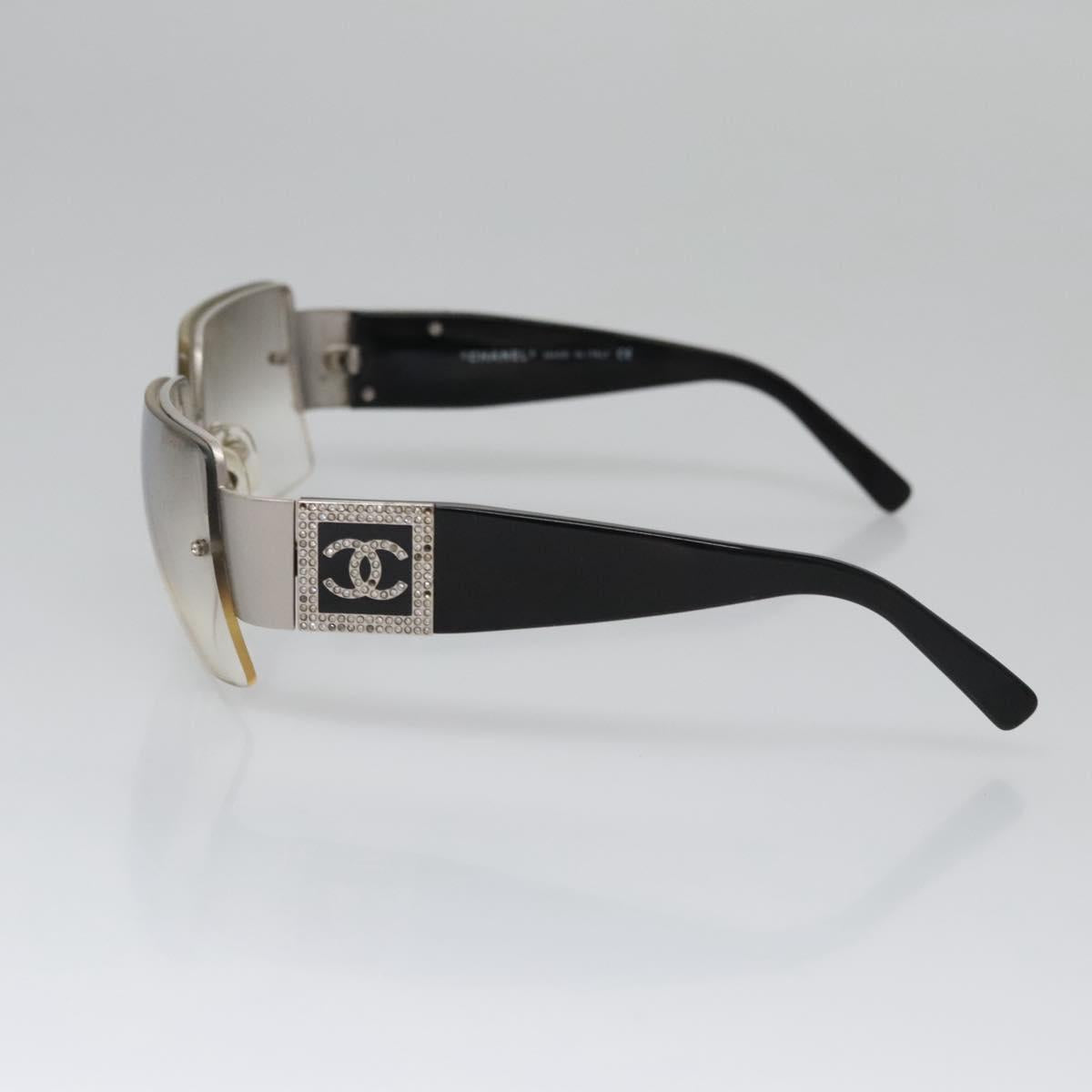 CHANEL Sunglasses Plastic Black CC bs22172