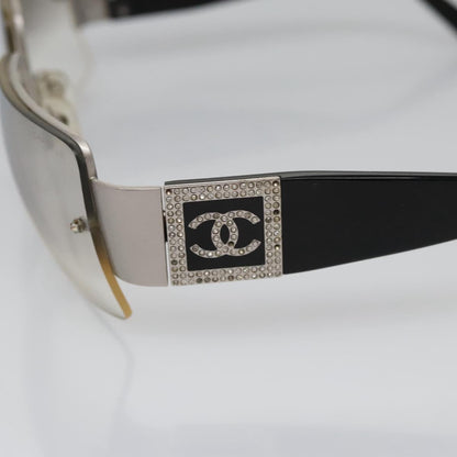 CHANEL Sunglasses Plastic Black CC bs22172