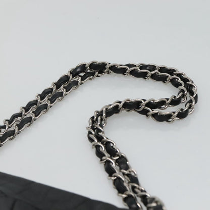 CHANEL COCO Mark Chain Hand Bag Leather Black Gold CC bs22259