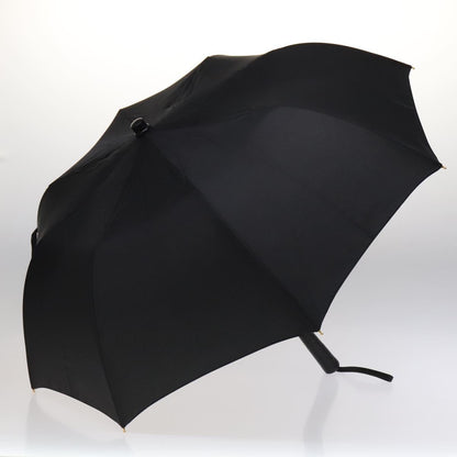 CHANEL & Umbrella Holder Umbrella Nylon Patent Leather Black CC bs22266