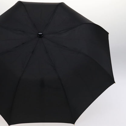 CHANEL & Umbrella Holder Umbrella Nylon Patent Leather Black CC bs22266