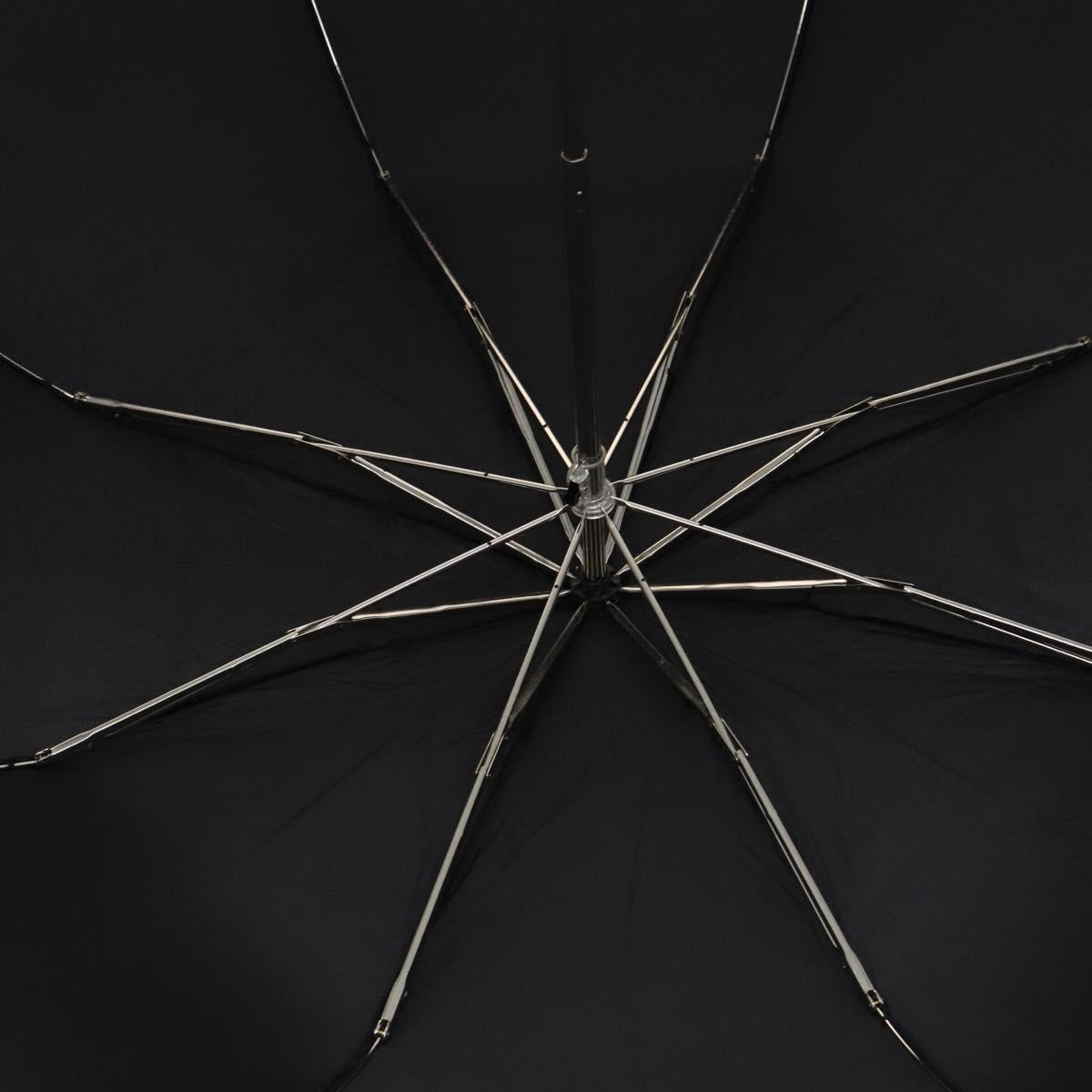 CHANEL & Umbrella Holder Umbrella Nylon Patent Leather Black CC bs22266