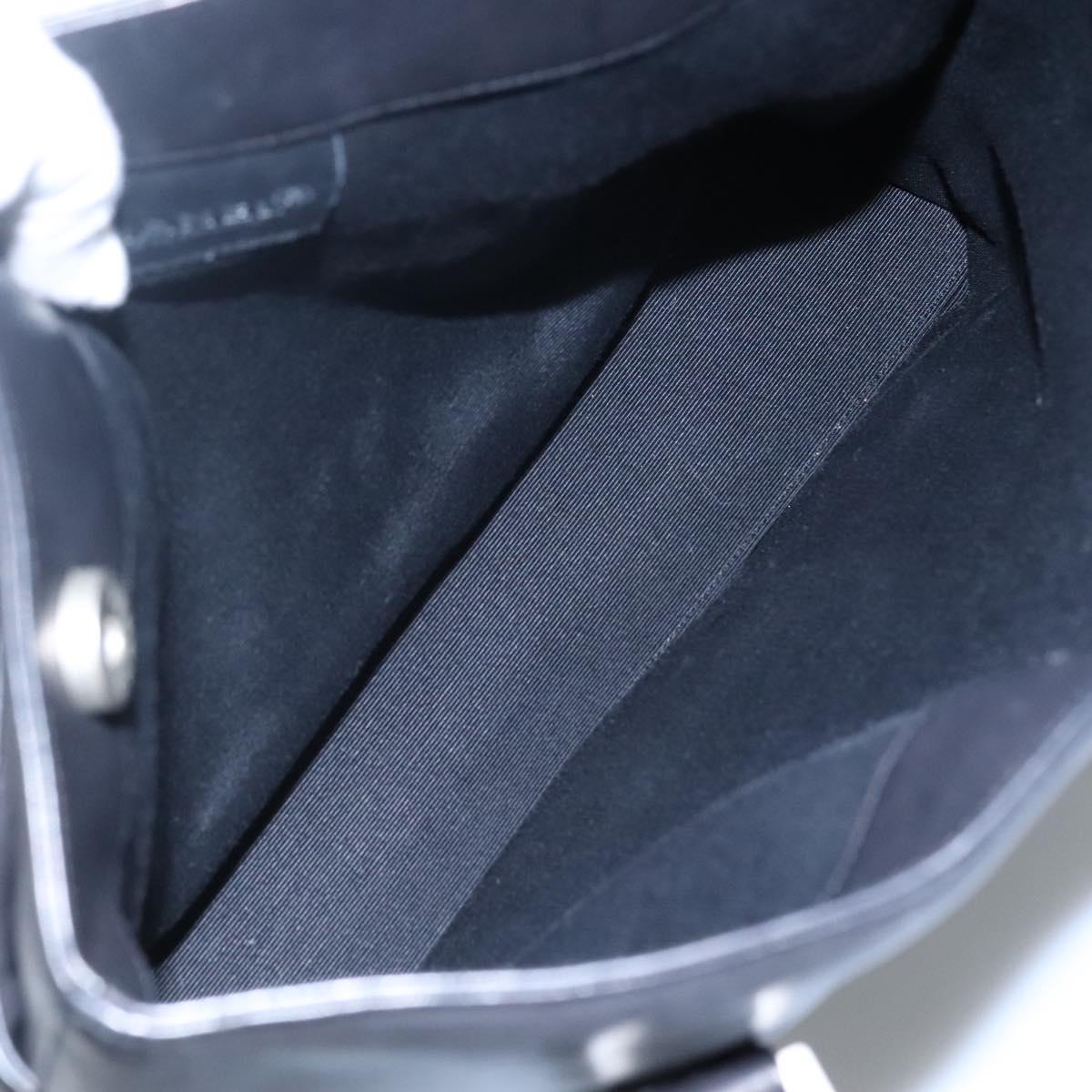 CHANEL Shoulder Bag Leather Black CC bs22384