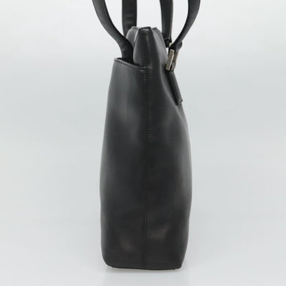 CHANEL Shoulder Bag Leather Black CC bs22384