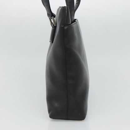 CHANEL Shoulder Bag Leather Black CC bs22384