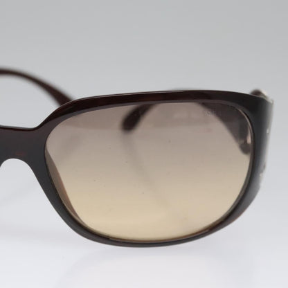 CHANEL Sunglasses plastic Brown CC bs22503