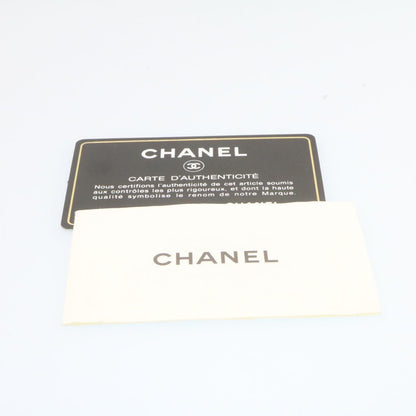 CHANEL Chain Flap Shoulder Bag Turn Lock Canvas Pink CC bs334A