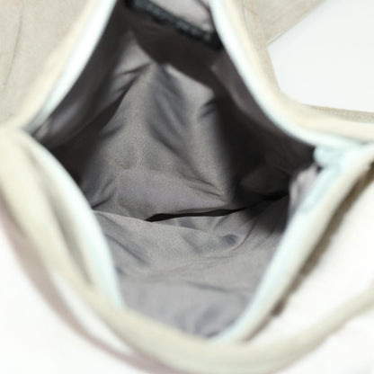 CHANEL Wall Hanging Pouch Suede Gray CC bs5681