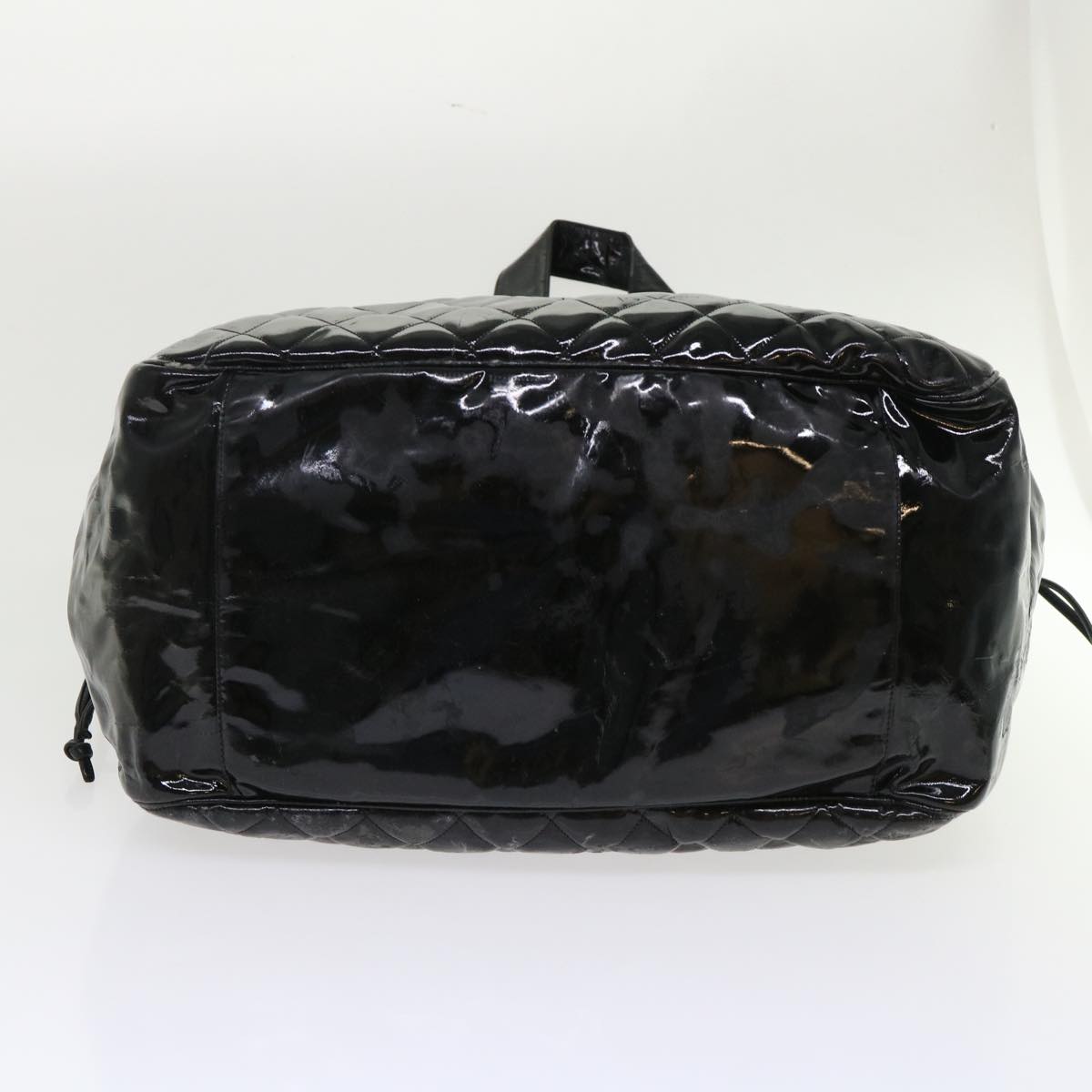 CHANEL Shoulder Bag Patent leather Black CC bs6675
