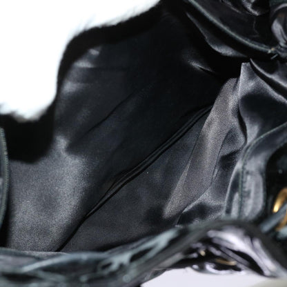 CHANEL Shoulder Bag Patent leather Black CC bs6675