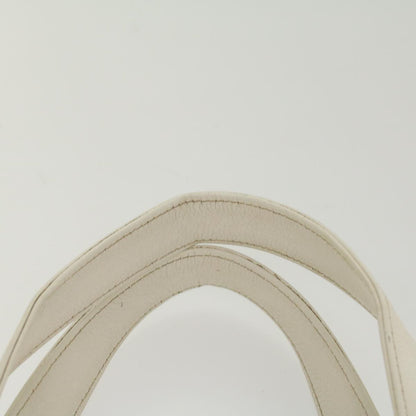 CHANEL Tote Bag Caviar Skin White CC bs8320