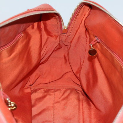 CHANEL Shoulder Bag Leather Orange CC bs8843