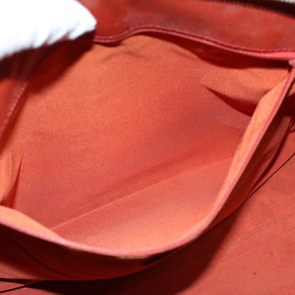 CHANEL Shoulder Bag Leather Orange CC bs8843