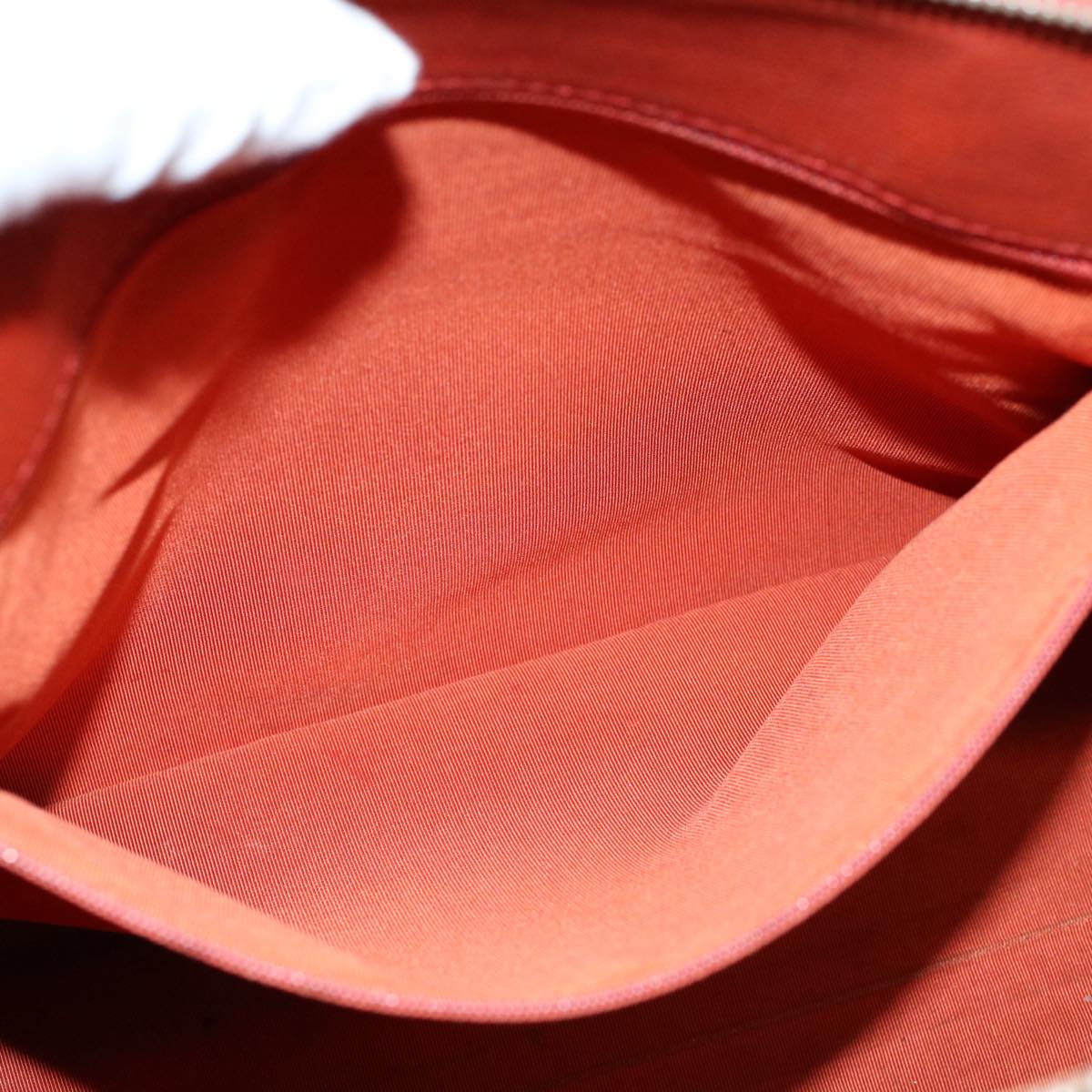 CHANEL Shoulder Bag Leather Orange CC bs8843