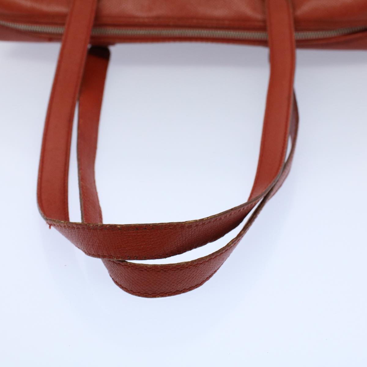 CHANEL Shoulder Bag Leather Orange CC bs8843