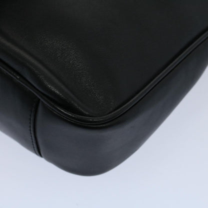 GUCCI Bamboo Shoulder Bag Leather 2way Black 001 2123 1633  bs9068