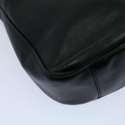 GUCCI Bamboo Shoulder Bag Leather 2way Black 001 2123 1633  bs9068