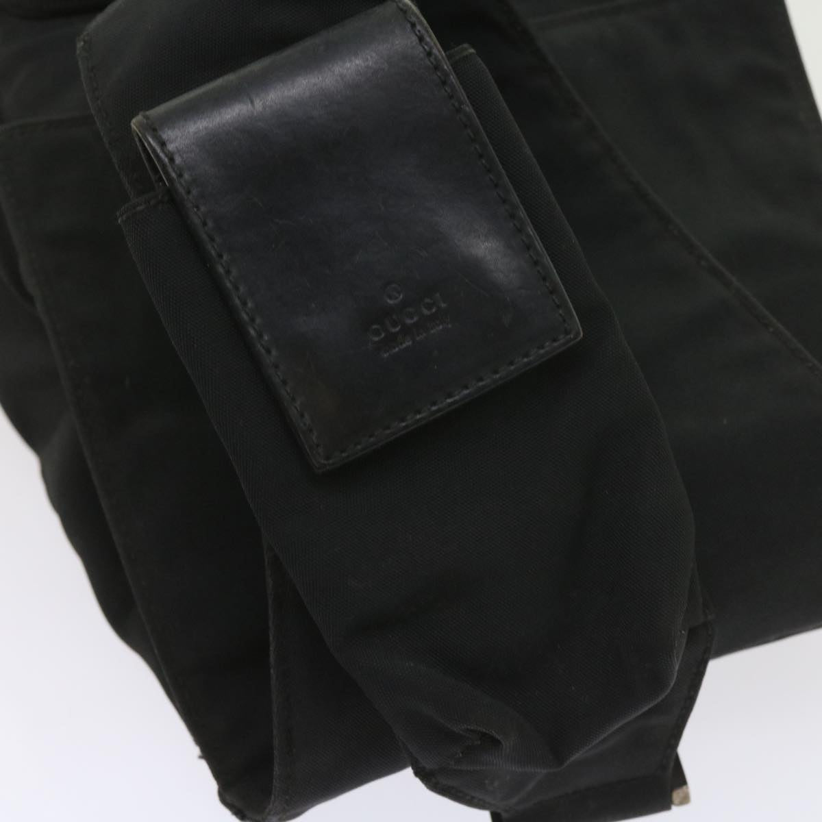 GUCCI Backpack Canvas Black 019 0325 002113  bs9463