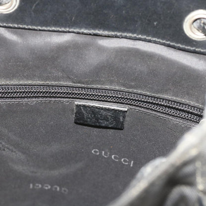 GUCCI Backpack Canvas Black 019 0325 002113  bs9463