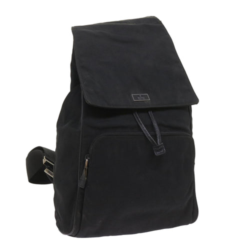 GUCCI Backpack Canvas Black 019 0325 002113  bs9463