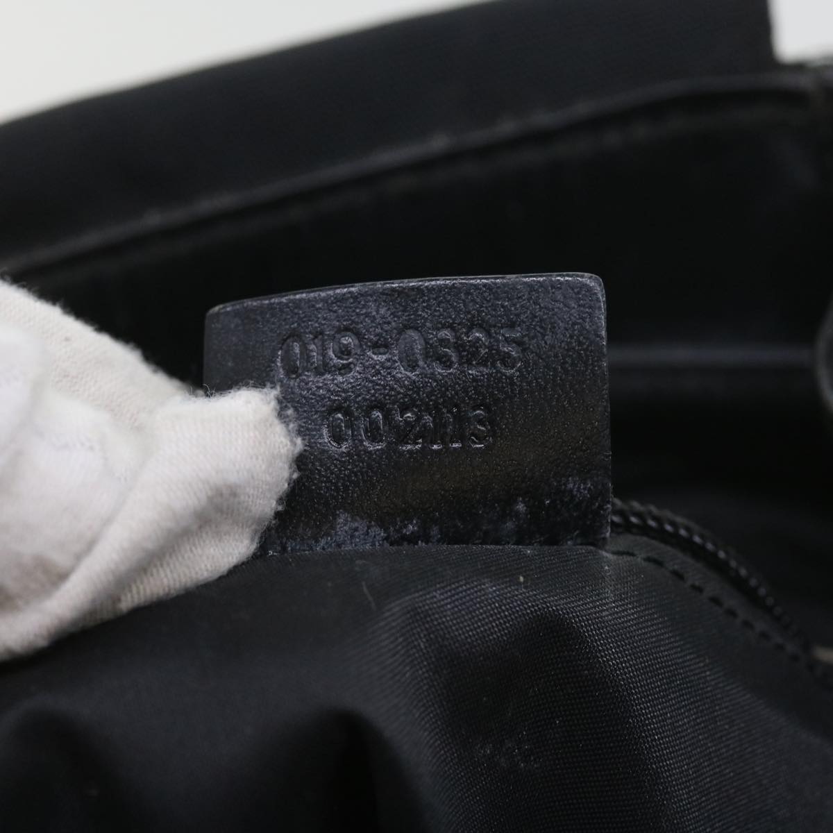 GUCCI Backpack Canvas Black 019 0325 002113  bs9463