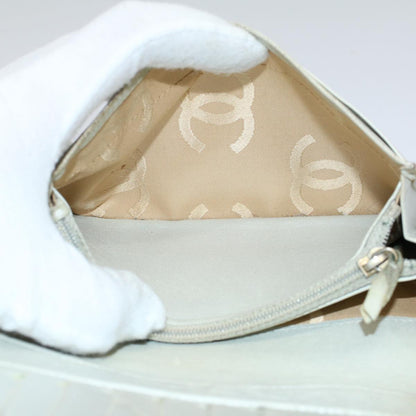 CHANEL Wallet Caviar Skin Silver CC bs9534