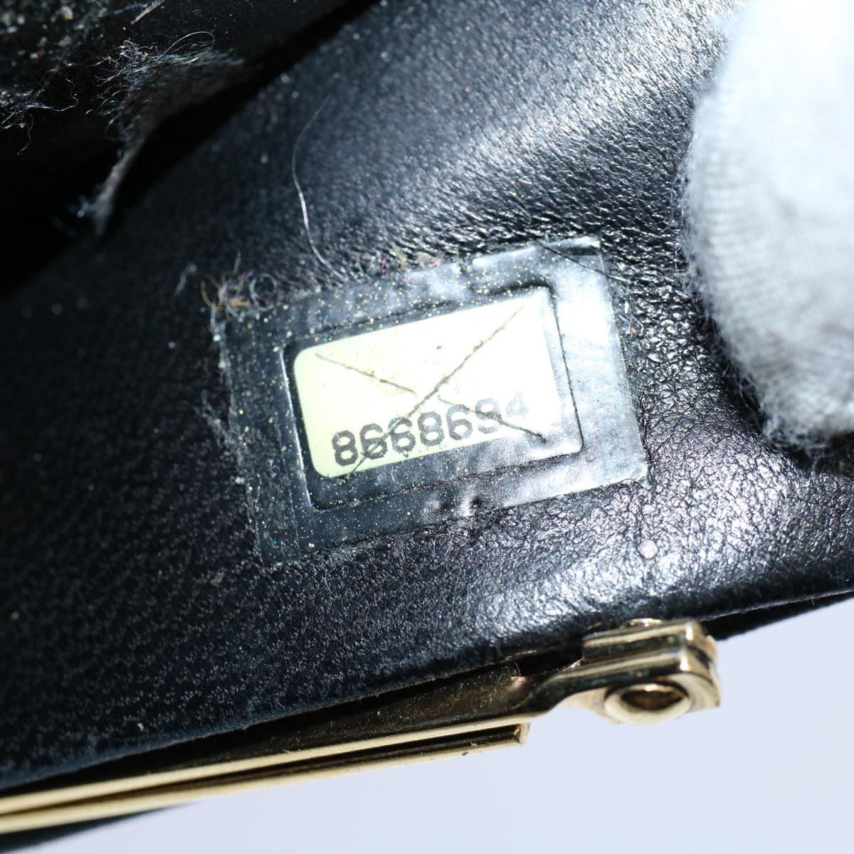 CHANEL Wallet Caviar Skin Black CC bs9539