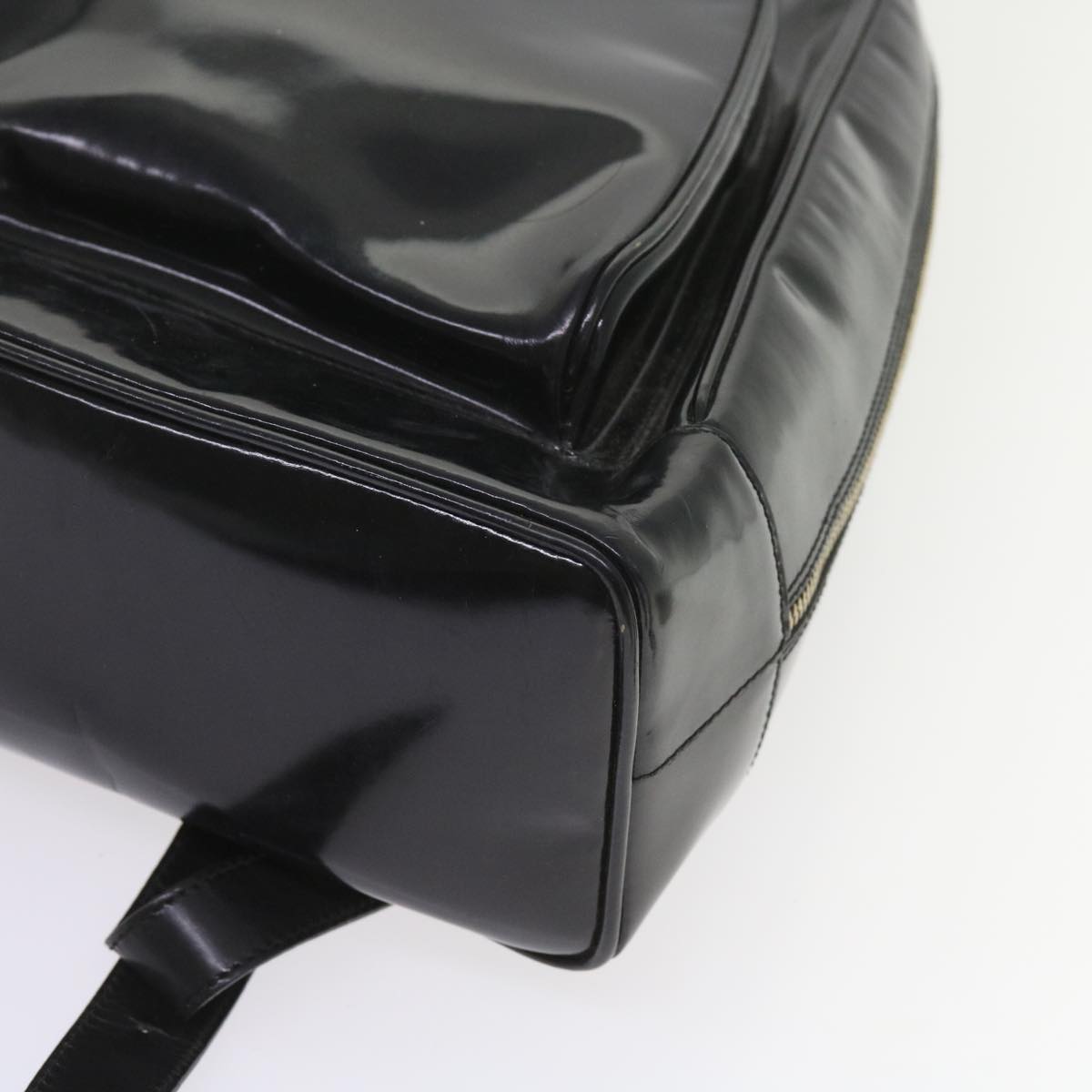 GUCCI Bamboo Body Bag Leather Black 003 3444 0027  bs9736