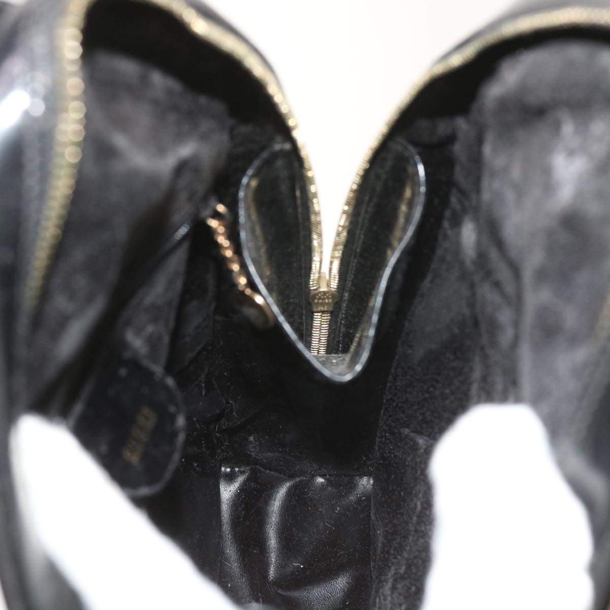 GUCCI Bamboo Body Bag Leather Black 003 3444 0027  bs9736