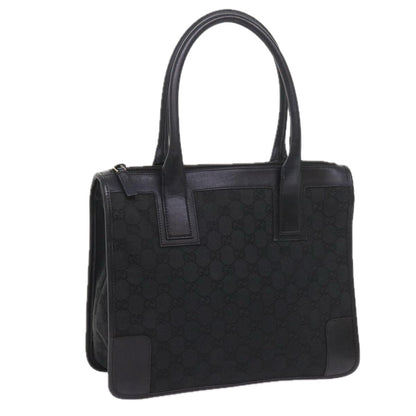 GUCCI GG Canvas Tote Bag Black 000 0855 002112  bs9819