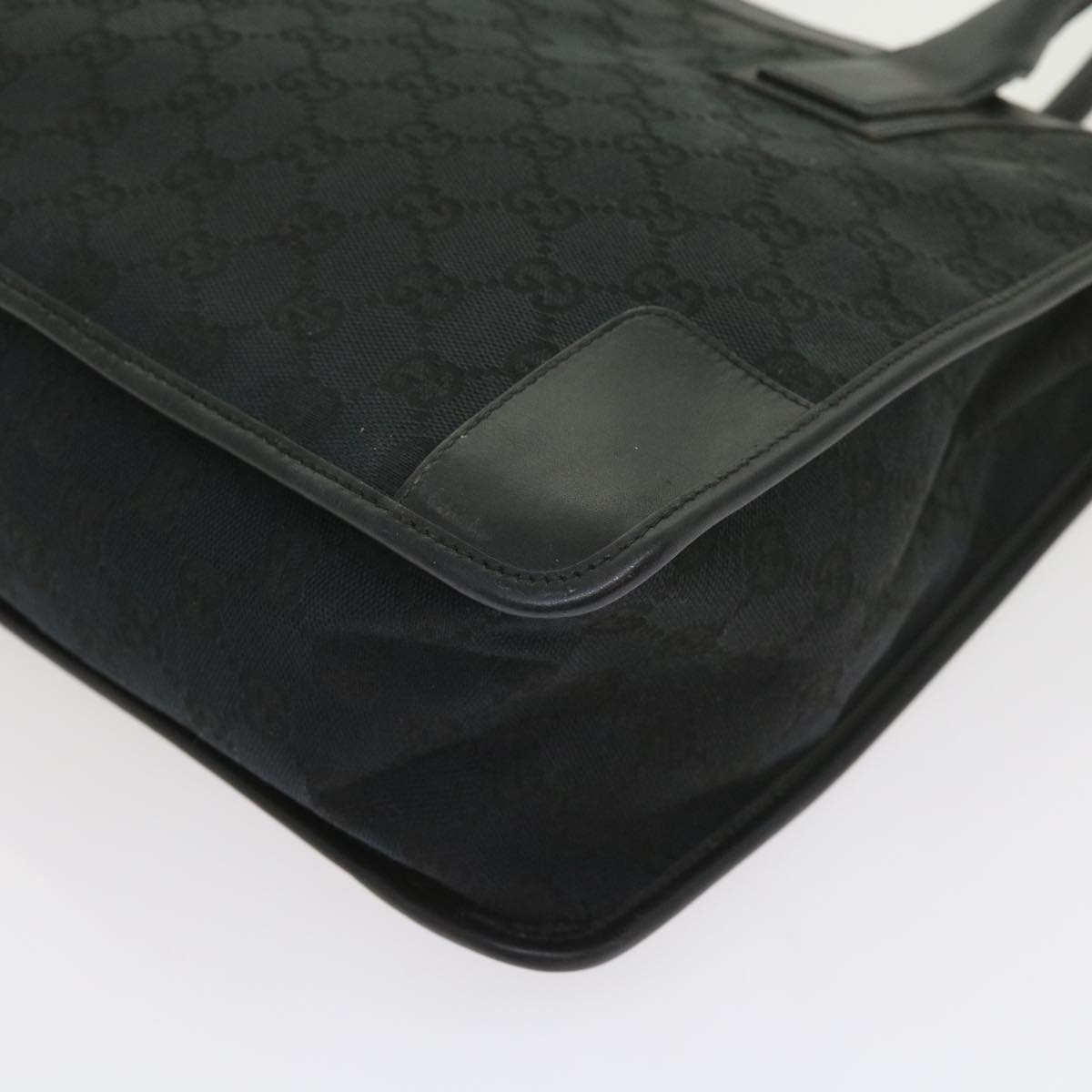 GUCCI GG Canvas Tote Bag Black 000 0855 002112  bs9819