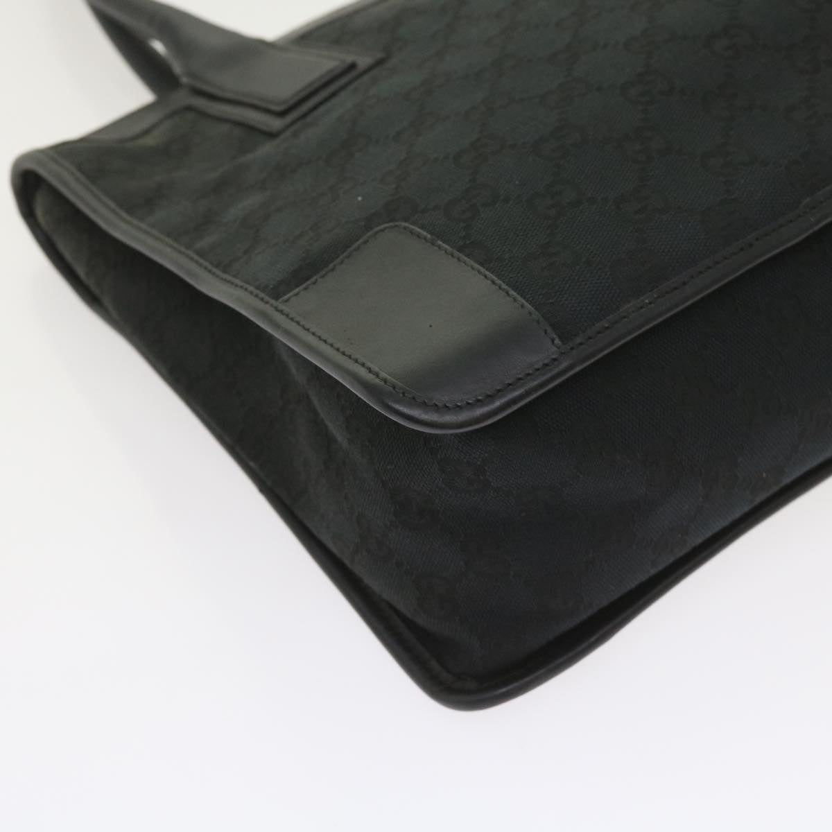 GUCCI GG Canvas Tote Bag Black 000 0855 002112  bs9819
