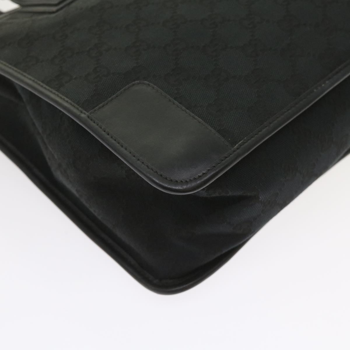 GUCCI GG Canvas Tote Bag Black 000 0855 002112  bs9819