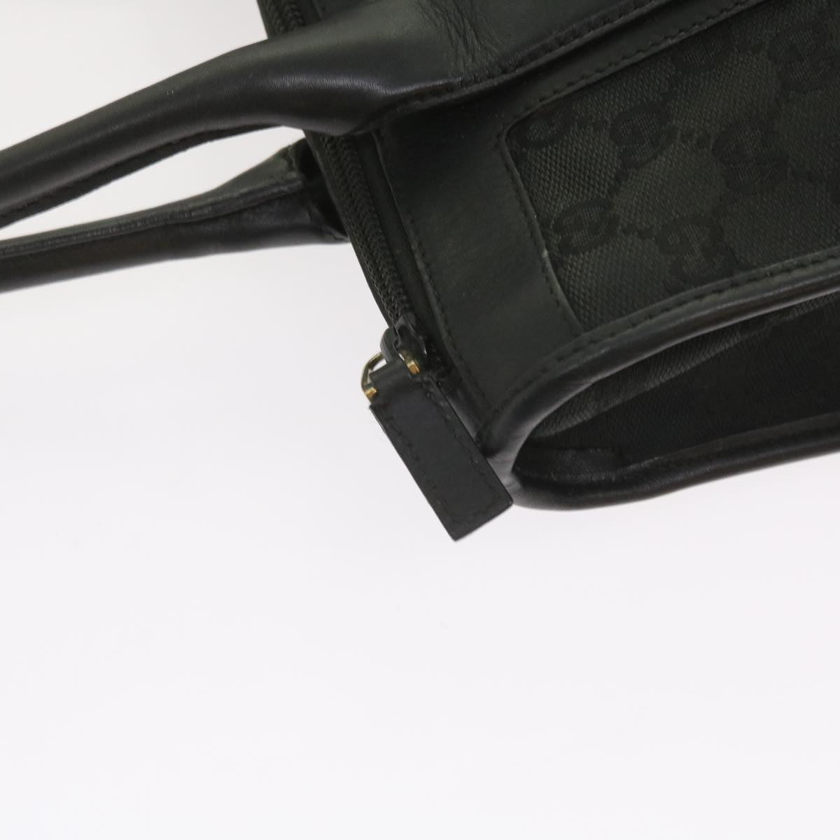 GUCCI GG Canvas Tote Bag Black 000 0855 002112  bs9819